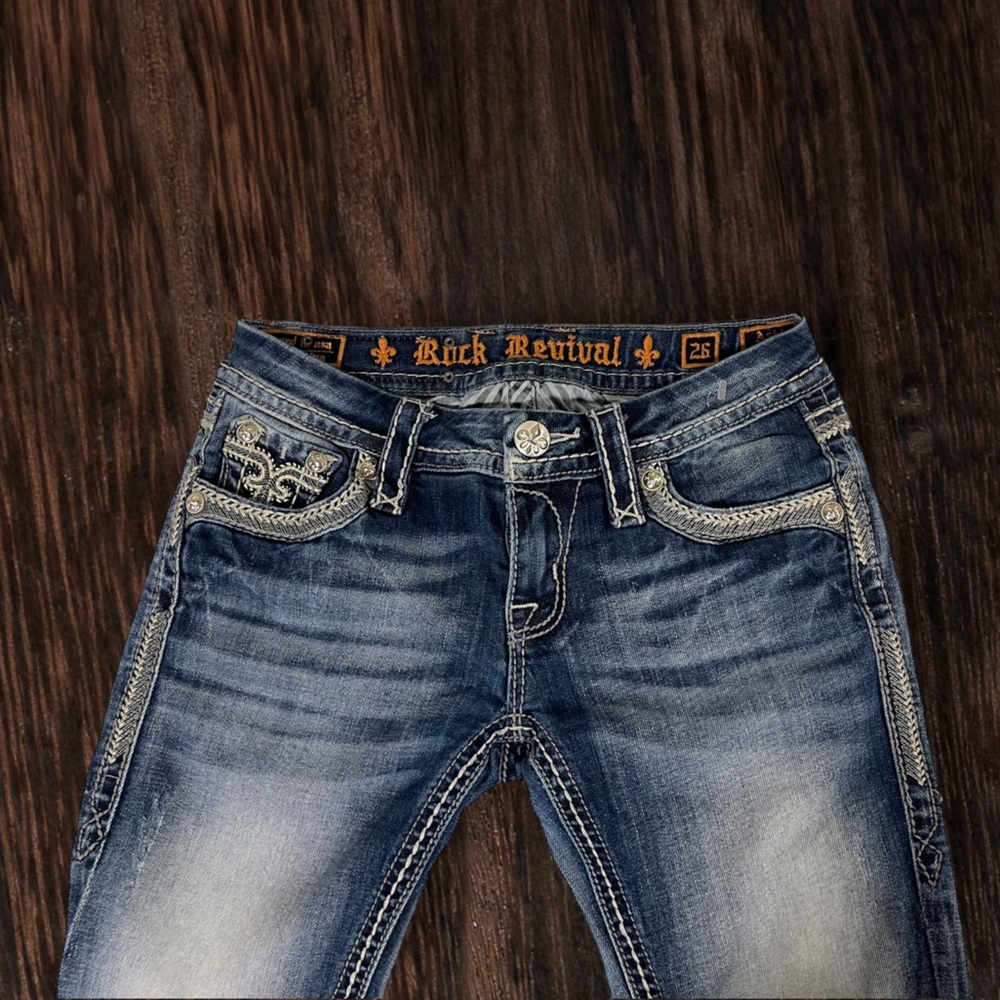 Rock Revival Ashley Skinny Jeans size 26
